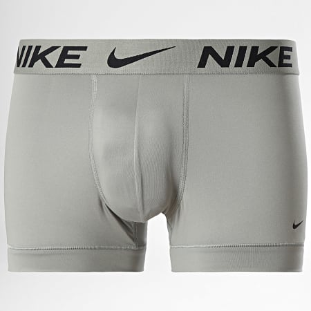 Nike - Set di 3 boxer Dri-Fit Essential Micro KE1156 Verde fluorescente Grigio Blu Turchese