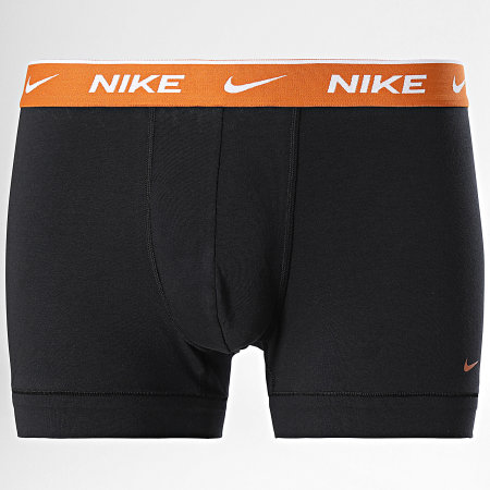 Nike - Every Cotton Stretch Boxer Juego de 3 KE1008 Negro