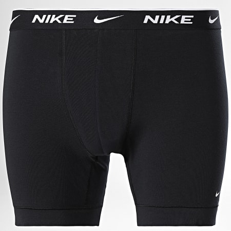 Nike - Set di 3 boxer KE1007 nero navy arancione