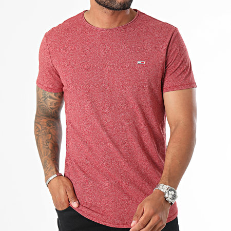 Tommy Jeans - Jaspe Slim Tee 9586 Rosso Erica