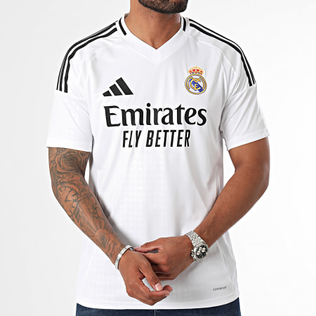 Adidas Performance - Camiseta de fútbol del Real Madrid IU5011 Blanca