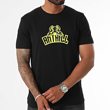 Anthill - Maglietta E-Sport Nero Giallo Fluo