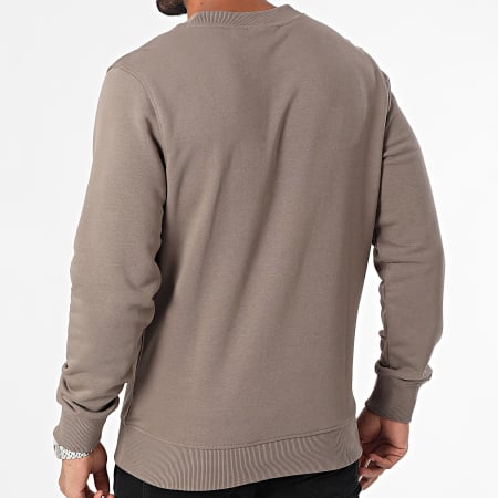 Calvin Klein - Sudadera con cuello redondo 5270 Marrón