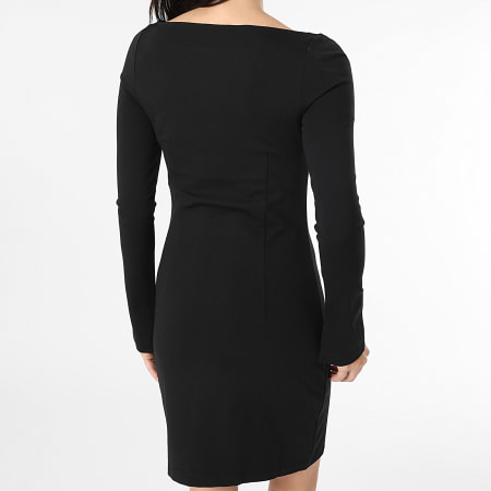 Calvin Klein - Robe Manches Longues Femme 4162 Noir