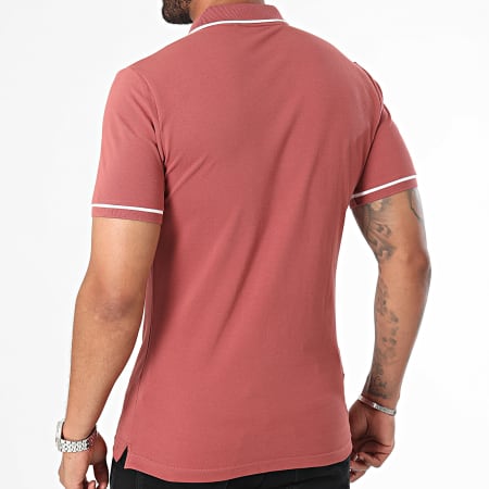 Calvin Klein - Poloshirt met korte mouwen 5603 Baksteenrood