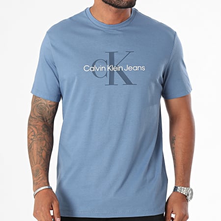 Calvin Klein - Tee Shirt 40EM286 Bleu Clair