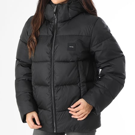 Calvin Klein - Doudoune Capuche Femme 3476 Noir