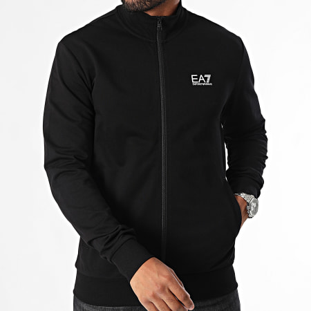 EA7 Emporio Armani - Chaqueta con cremallera 8NPM31-PJVRZ Negro