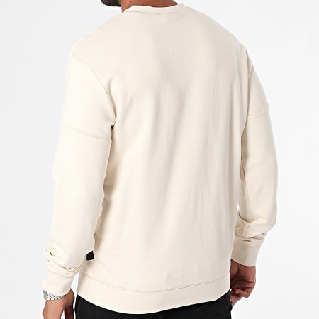 EA7 Emporio Armani - Sudadera cuello redondo 6DPM11-PJOGZ Beige