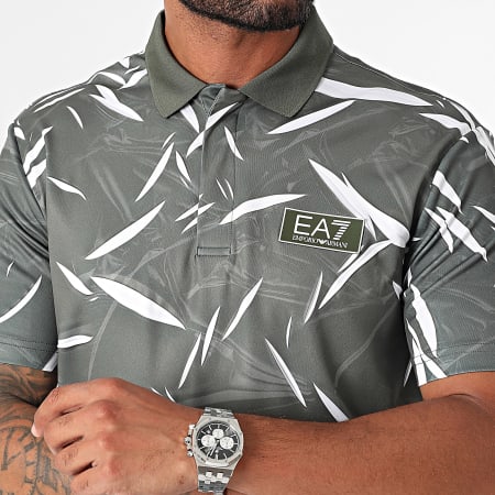 EA7 Emporio Armani - Polo Manga Corta 6DPF03-PJPCZ Caqui Verde