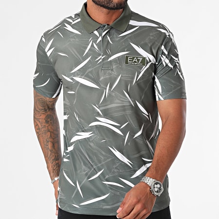 EA7 Emporio Armani - Polo Manga Corta 6DPF03-PJPCZ Caqui Verde