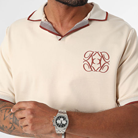 KZR - Polo a maniche corte Beige