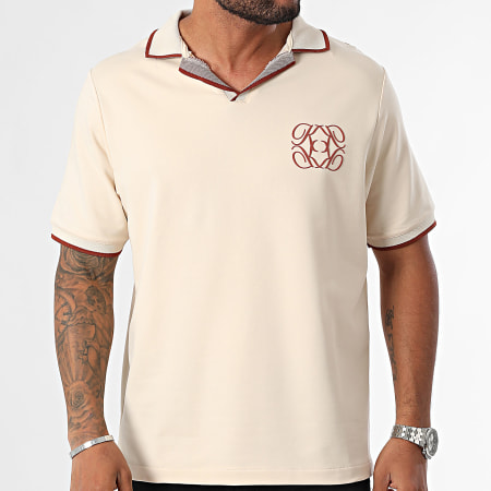 KZR - Polo a maniche corte Beige