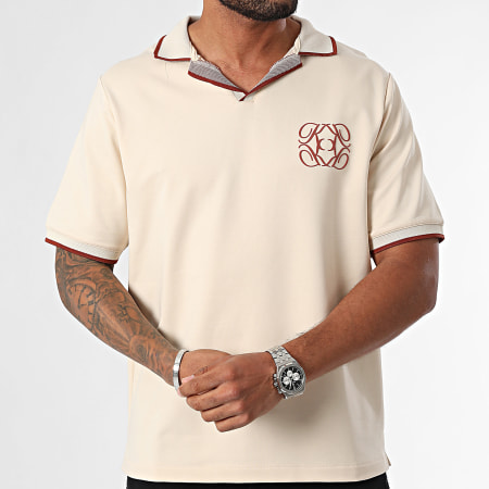 KZR - Polo a maniche corte Beige