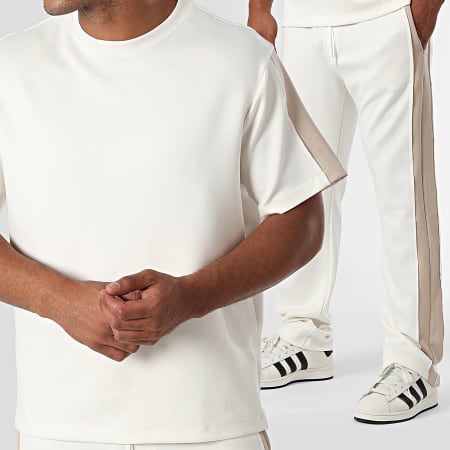 KZR - Ensemble De Survetement Blanc Beige