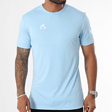 Le Coq Sportif - Maglietta Match 2421547 Blu chiaro