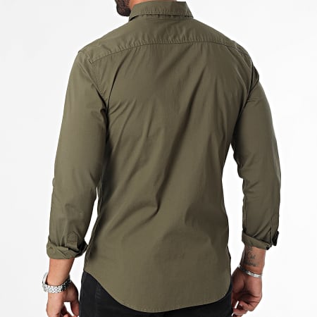 Levi's - Camicia slim a maniche lunghe 86625 verde kaki