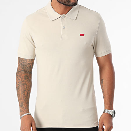 Levi's - Polo Slim Manga Corta A4842 Beige