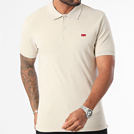 Levi's - Polo Slim Manga Corta A4842 Beige