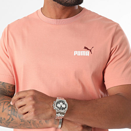 Puma - Essentieel klein logo t-shirt 674470 Koraal