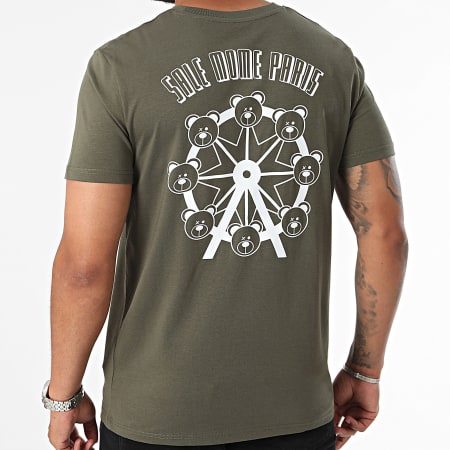 Sale Môme Paris - Tee Shirt Big Wheel Edition Vert Kaki