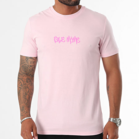 Sale Môme Paris - Tee Shirt Street Art Lapin Rose Rose Fluo