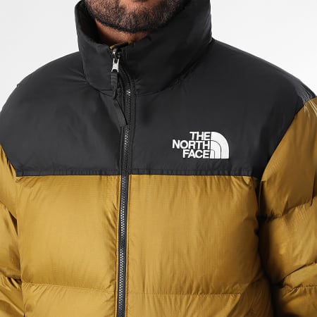 The North Face - Retro Nuptse Chaqueta de pluma con capucha 1996 A3C8D Verde caqui