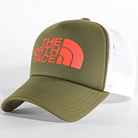 The North Face - 3FM3 Logo Trucker Cap Verde Khaki Bianco