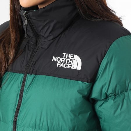 The North Face Abrigo Retro Nuptse Mujer A3XEO Verde Negro Ryses