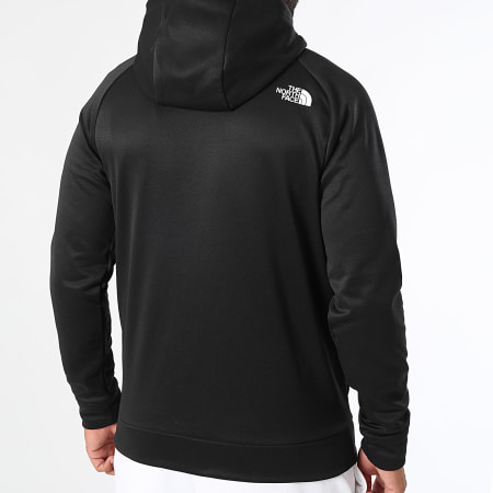 The North Face - Reaxion A7Z9O Felpa con cappuccio e zip Nero Grigio Antracite