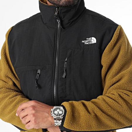 The North Face - Veste Polaire Zippée Retro Denali A88XH Vert Kaki Noir