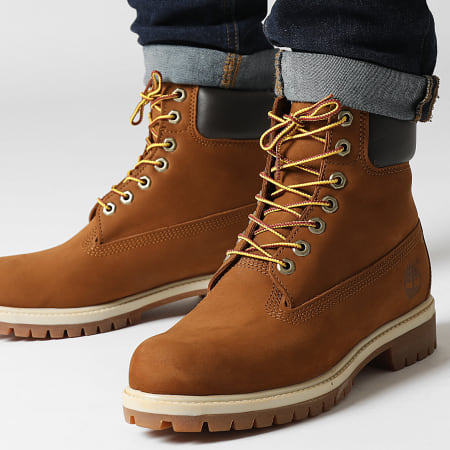 Timberland - Boots Premium 6 In Lace Waterproof 172066 Dark Wheat Nubuck