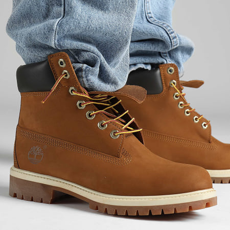 Boots Premium 6 In Lace Waterproof 172066 Dark Wheat Nubuck