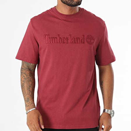 Timberland - Camiseta A6VPE Burdeos