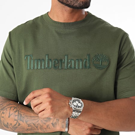 Timberland - A6VPE T-shirts Donkergroen