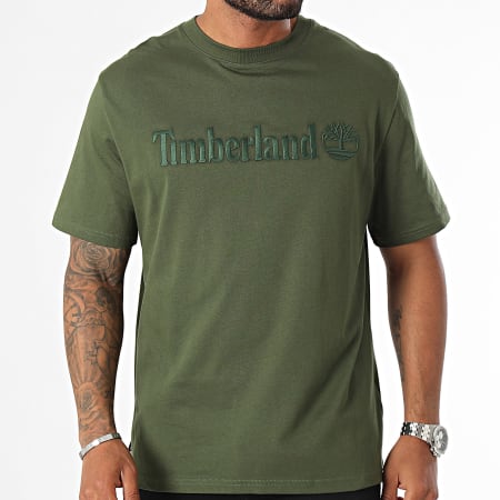 Timberland - A6VPE Camiseta Verde Oscuro