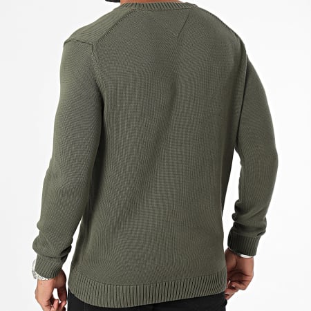 Tommy Jeans - Essentials 8370 Slim Khaki Green Trui