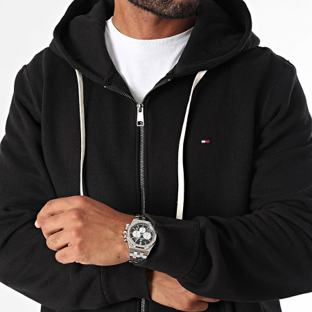 Tommy Hilfiger - Essential 7234 Hooded Zip Sweatshirt Zwart