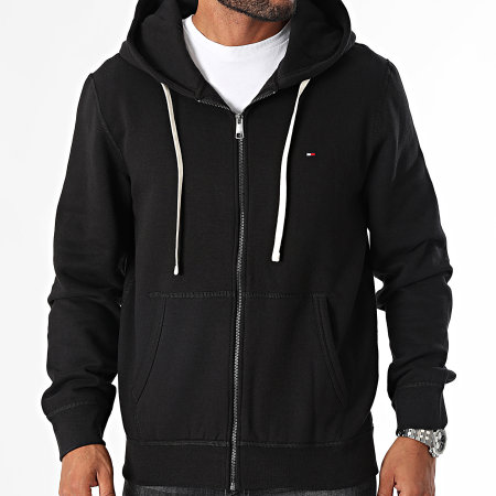 Tommy Hilfiger - Essential 7234 Hooded Zip Sweatshirt Zwart