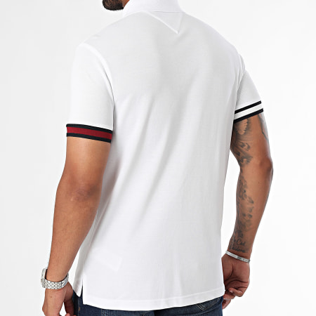 Tommy Hilfiger - Polo Slim Flag Cuff 3156 Blanco