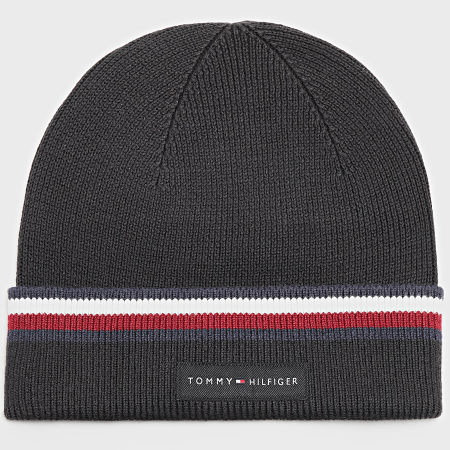 Tommy Hilfiger - Bonnet Corp Love Solid Stripe Beanie 2983 Bleu Marine