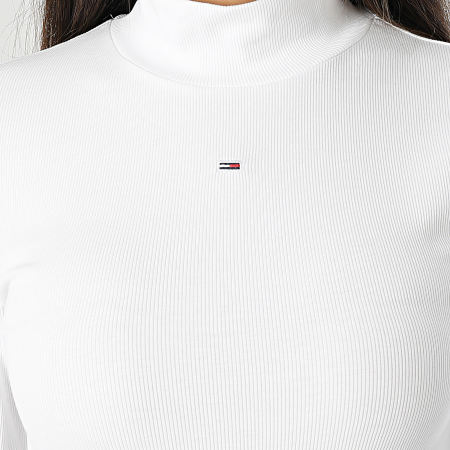 Tommy Jeans - Sudadera con cuello alzado Essential 9830 White de mujer