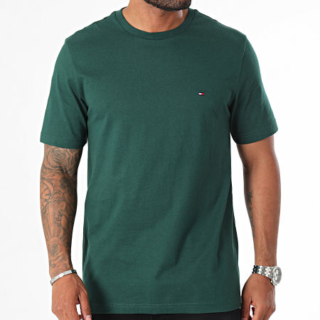 Tommy Hilfiger - Camiseta Regular Fit Essential 7267 Verde