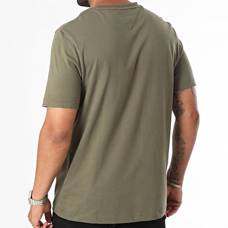 Tommy Hilfiger - Camiseta Regular Fit Essential 7267 Caqui Verde