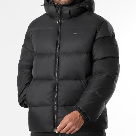 Tommy Jeans - Doudoune Capuche Essential 9786 Noir