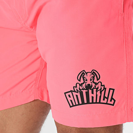 Anthill - Pantaloncini da bagno E-Sport Rosa Fluo Nero