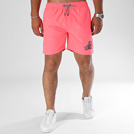 Anthill - Pantaloncini da bagno E-Sport Rosa Fluo Nero