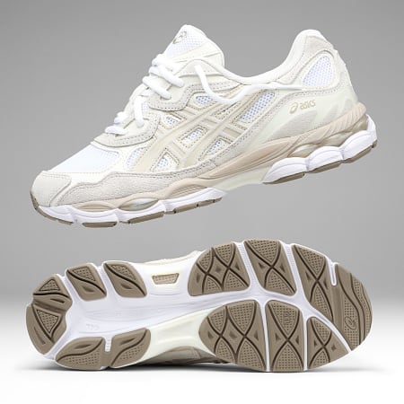Asics - Gel Nyc Sneakers 1203A663 White Feather Grey - Ryses