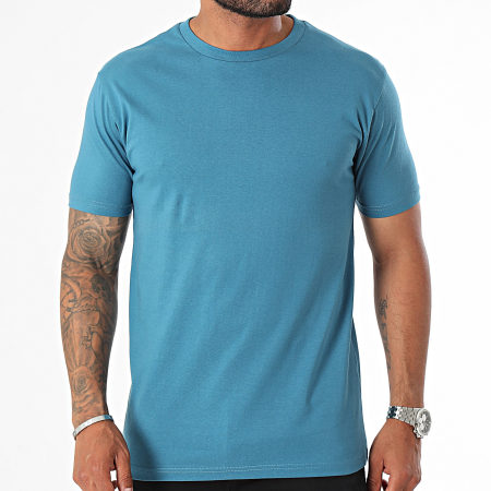 Black Industry - Tee Shirt Uni Bleu Canard