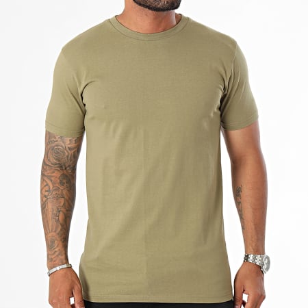 Black Industry - Tee Shirt Uni Vert Kaki